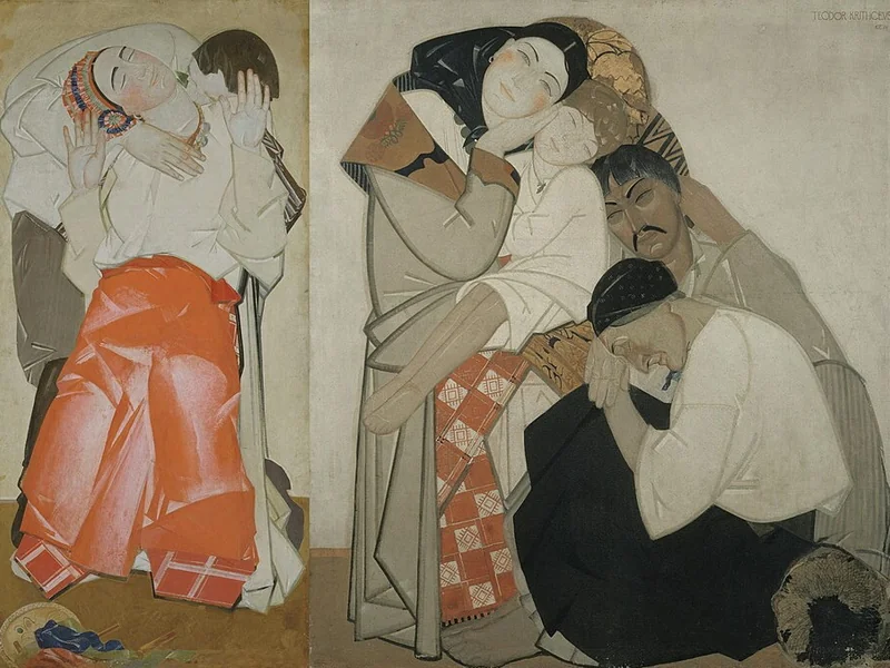 1879-Fedir Hryhorovych Krychevsky - Trittico della vita